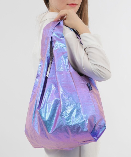 yuw（ユウ）の「ｍｅｔａｌｌｉｃ　ＳＤ２　181913（エコバッグ/サブバッグ・レディース・その他/その他2/その他1/ブラック系その他/ライトグレー・FREE）」の9枚目の写真