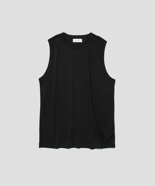 WELLDER（ウェルダー）の「【WELLDER/ウェルダー】Suvin Supima Crew Neck No Sleeve（Tシャツ/カットソー・メンズ・ホワイト/ブラック・4/5）」の2枚目の写真