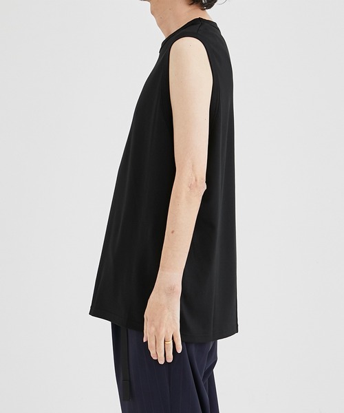 WELLDER（ウェルダー）の「【WELLDER/ウェルダー】Suvin Supima Crew Neck No Sleeve（Tシャツ/カットソー・メンズ・ホワイト/ブラック・4/5）」の13枚目の写真