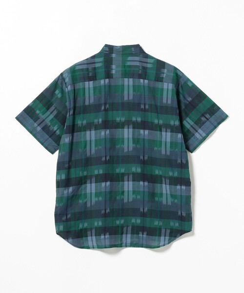 BEAMS（ビームス）の「BEAMS / 刷毛目 チェックシャツ（シャツ/ブラウス・メンズ・その他/ネイビー・M/L/XL/S）」の6枚目の写真