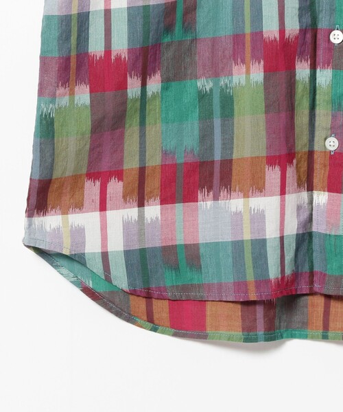 BEAMS（ビームス）の「BEAMS / 刷毛目 チェックシャツ（シャツ/ブラウス・メンズ・その他/ネイビー・M/L/XL/S）」の11枚目の写真