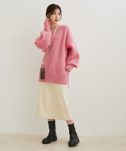 VIS(ビス)の「【追加生産】パール&メタルボールスマホショルダー(スマホグッズ・レディース・シルバー/ホワイト・FREE)」の18枚目の写真