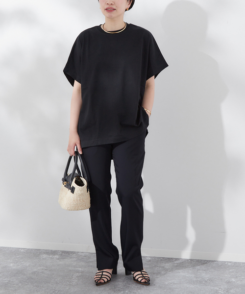 journal standard L'essage(ジャーナルスタンダードレサージュ)の「ストレッチスリットテーパードパンツ(その他パンツ・レディース・ネイビー/ブラック・36/38)」の10枚目の写真