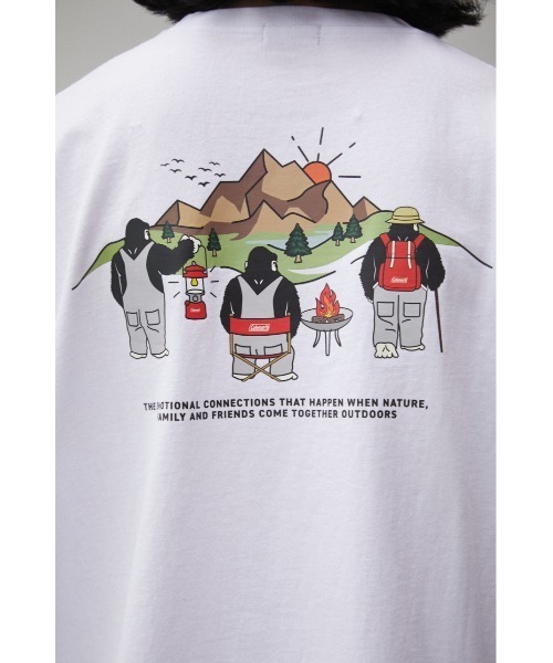 SUNBEAMS CAMPERS(サンビームズキャンパーズ)の「COLEMAN AZUL CLIMBING FUNK Tシャツ/コールマンAZULクライミングファンクTシャツ(Tシャツ/カットソー・メンズ・ホワイト/ベージュ/ブラック・FREE)」の12枚目の写真