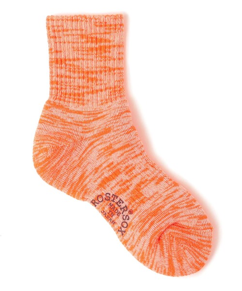 ROSTER SOX(ロスターソックス)の「【SHIPS KIDS別注】ROSTER SOX:ネオンカラー ソックス(ソックス/靴下・キッズ・オレンジ/ライトグリーン・SMALL/MEDIUM)」の2枚目の写真