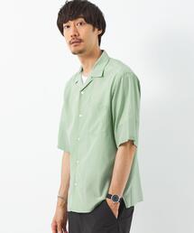 green label relaxing | アルコットローン ジャストルーズ オープンカラー シャツ -接触冷感-(シャツ/ブラウス)