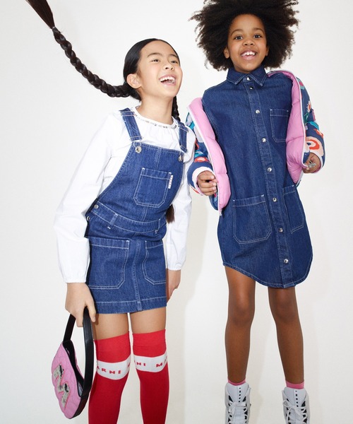 MARNI（マルニ）の「MARNI（マルニ）Kids & Junior ブランドロゴハイソックス靴下（ソックス/靴下・キッズ・ブラック/ピンク系その他・Ⅱ/Ⅰ/Ⅲ）」の3枚目の写真