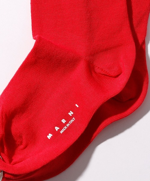 MARNI（マルニ）の「MARNI（マルニ）Kids & Junior ブランドロゴハイソックス靴下（ソックス/靴下・キッズ・ブラック/ピンク系その他・Ⅱ/Ⅰ/Ⅲ）」の7枚目の写真