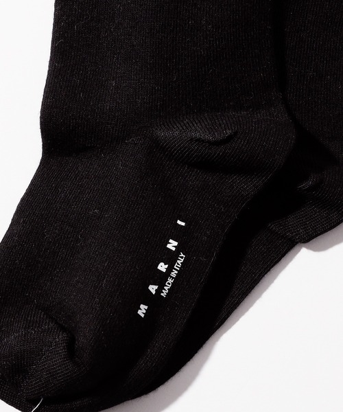 MARNI（マルニ）の「MARNI（マルニ）Kids & Junior ブランドロゴハイソックス靴下（ソックス/靴下・キッズ・ブラック/ピンク系その他・Ⅱ/Ⅰ/Ⅲ）」の5枚目の写真