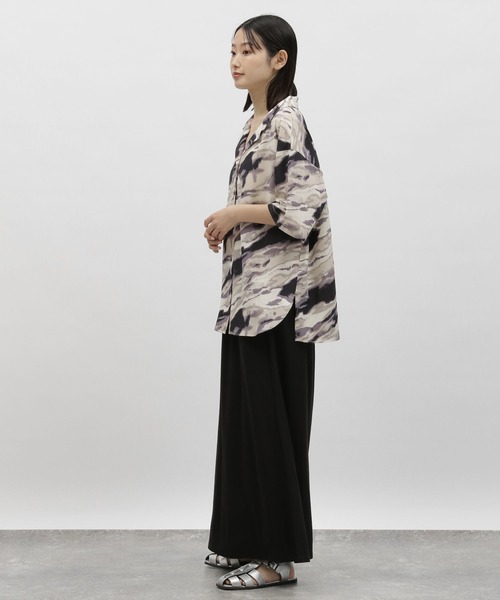 LAKOLE(ラコレ)の「マーブルプリントオーバーシャツ / 963113(シャツ/ブラウス・レディース・オレンジ/ブラック・SMALL/MEDIUM)」の21枚目の写真