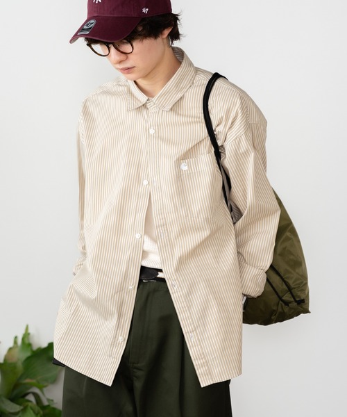 CARHARTT WIP ハート 刺繍 ストライプ シャツ Carhartt WIP（カーハートダブリューアイピー）の「Carhartt WIP