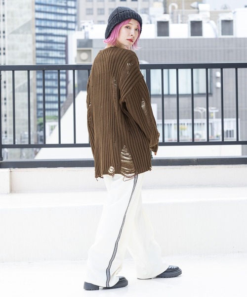 PBLIM（ページボーイリム）の「PBLIM/クラッシュニット（ニット