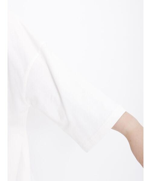 Samansa Mos2（サマンサ モスモス）の「◎ビッグシルエットTシャツ（Tシャツ/カットソー・レディース・オフホワイト/チャコールグレー/ブラック/ブルー・F）」の22枚目の写真