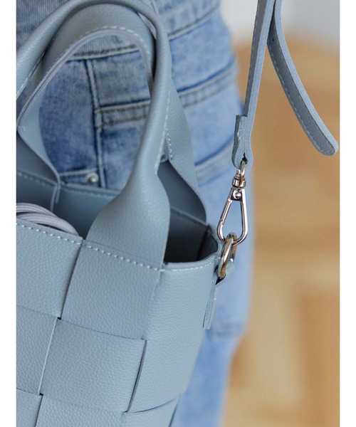 Edit Sheen（エディットシーン）の「メッシュ編みミニバケット