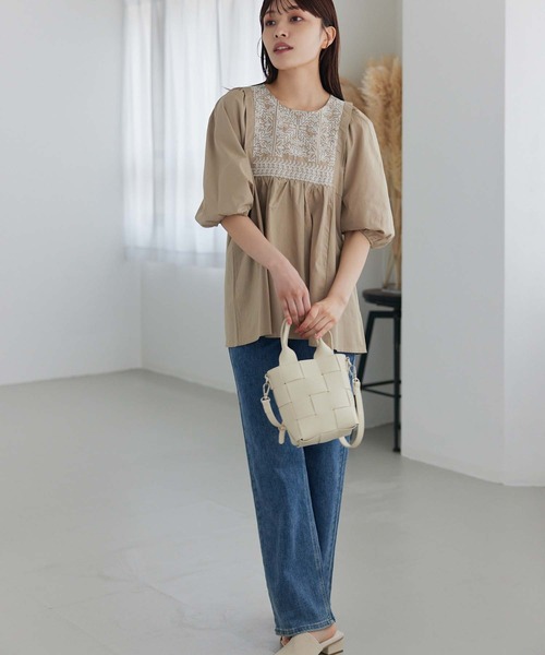 Edit Sheen（エディットシーン）の「メッシュ編みミニバケットショルダーバッグ（ショルダーバッグ・レディース・ブラック/ブルー/シルバー/ホワイト・FREE）」の16枚目の写真