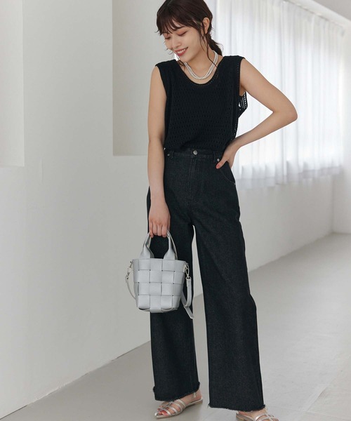 Edit Sheen（エディットシーン）の「メッシュ編みミニバケットショルダーバッグ（ショルダーバッグ・レディース・ブラック/ブルー/シルバー/ホワイト・FREE）」の22枚目の写真