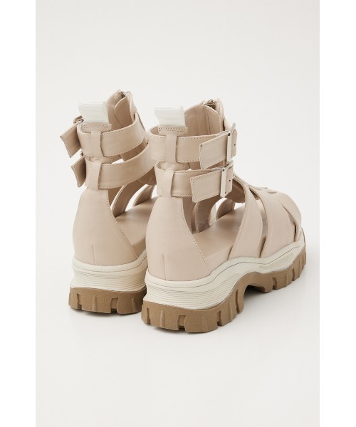 RODEO CROWNS WIDE BOWL（ロデオクラウンズワイドボウル）の「グラディエーターサンダル（サンダル・レディース・ブラック/アイボリー・MEDIUM/LARGE）」の10枚目の写真