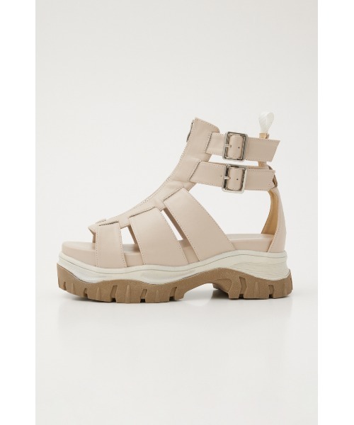 RODEO CROWNS WIDE BOWL（ロデオクラウンズワイドボウル）の「グラディエーターサンダル（サンダル・レディース・ブラック/アイボリー・MEDIUM/LARGE）」の15枚目の写真