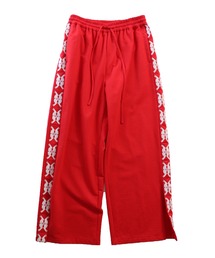 moyan ecri | <moyan ecri>刺繍デザイン ルーズパンツlucky charm motif Jersey line pants(スウェットパンツ)