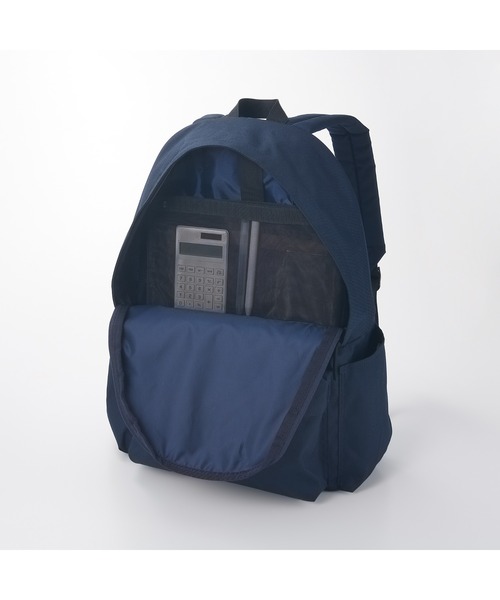 無印良品(ムジルシリョウヒン)の「ナイロンメッシュバッグインバッグ A4サイズ用 タテ型 黒(エコバッグ/サブバッグ・メンズ・ブラック・A4)」の4枚目の写真
