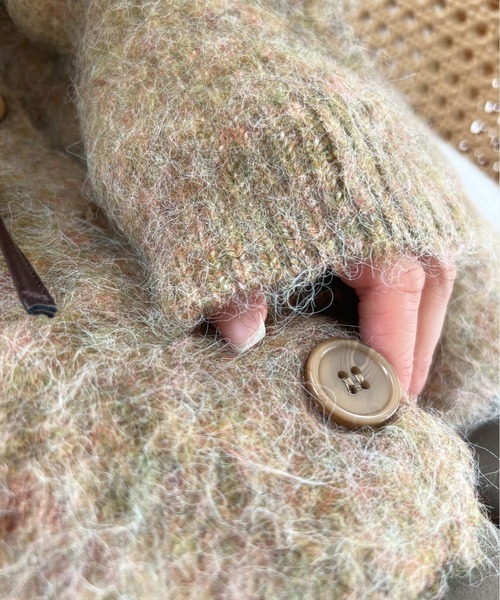 mic by Olu.（ミックバイオルドット）の「ウエストリボンニットカーディガン（カーディガン/ボレロ・レディース・ブルー/マスタード/ピンク系その他/カーキ・FREE）」の21枚目の写真