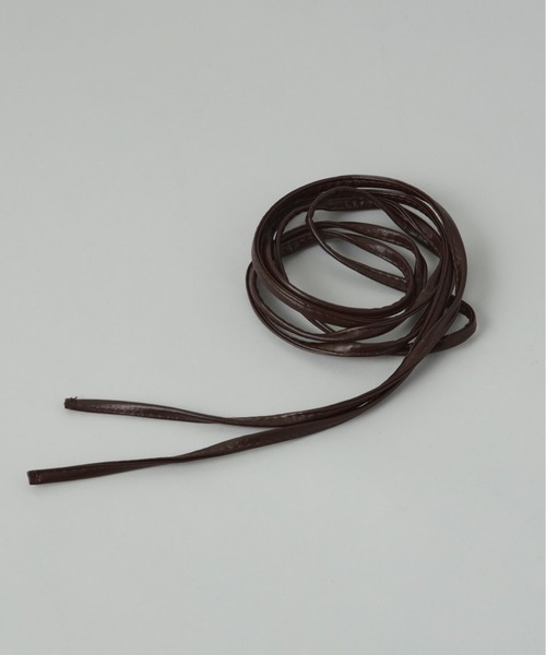 mic by Olu.（ミックバイオルドット）の「ウエストリボンニットカーディガン（カーディガン/ボレロ・レディース・ブルー/マスタード/ピンク系その他/カーキ・FREE）」の13枚目の写真