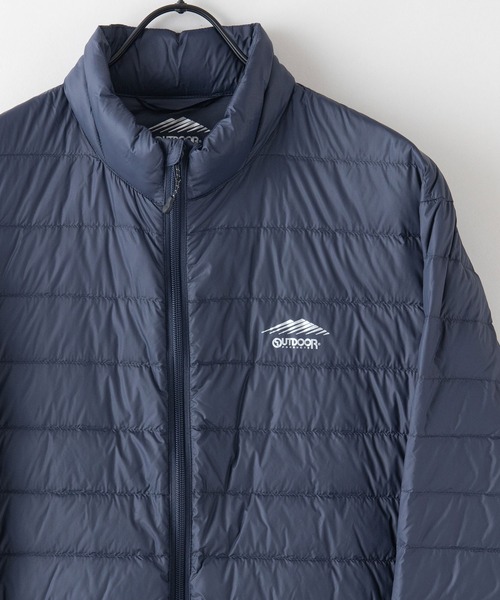 OUTDOOR PRODUCTS（アウトドアプロダクツ）の「【OUTDOOR PRODUCTS/アウトドアプロダクツ】スタンド軽量ダウンジャケット　パッカブル仕様　洗濯可能　撥水　抗菌　防臭　静電防止　防風　透湿機能（ダウンジャケット/コート・メンズ・ブルー系その他/チャコールグレー/カーキ/ブラック・X-LARGE/LARGE/MEDIUM）」の4枚目の写真