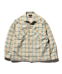 BEAMS PLUS | BEAMS PLUS / シャンブレーチェック オープンカラー キルト シャツブルゾン(ブルゾン)