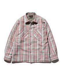 BEAMS PLUS | BEAMS PLUS / シャンブレーチェック オープンカラー キルト シャツブルゾン(ブルゾン)