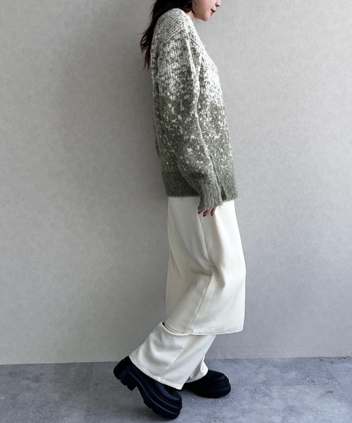 LOWRYS FARM（ローリーズファーム）の「サテンスカパン　973017（スカート・レディース・ホワイト系その他/ブラック/グリーン/アイボリー・FREE）」の7枚目の写真