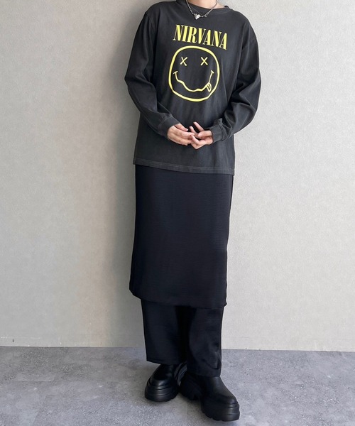 LOWRYS FARM（ローリーズファーム）の「サテンスカパン　973017（スカート・レディース・ホワイト系その他/ブラック/グリーン/アイボリー・FREE）」の14枚目の写真