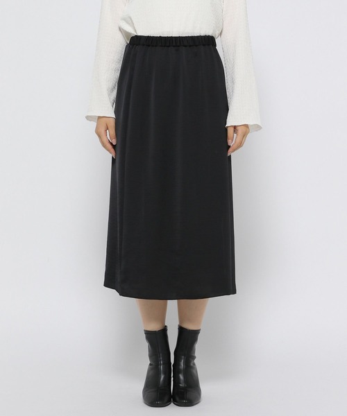 LOWRYS FARM（ローリーズファーム）の「サテンスカパン　973017（スカート・レディース・ホワイト系その他/ブラック/グリーン/アイボリー・FREE）」の18枚目の写真