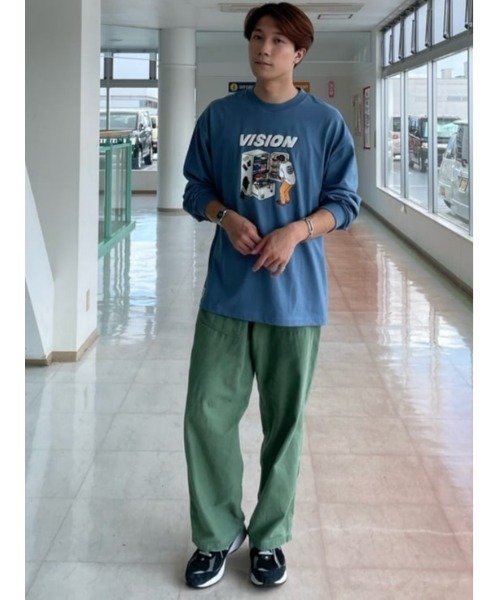 Right-on(ライトオン)の「【VISION STREET】別注グラフィックプリントロンT(Tシャツ/カットソー・メンズ・ブラック/ホワイト/ブルー・XL/L/M)」の17枚目の写真