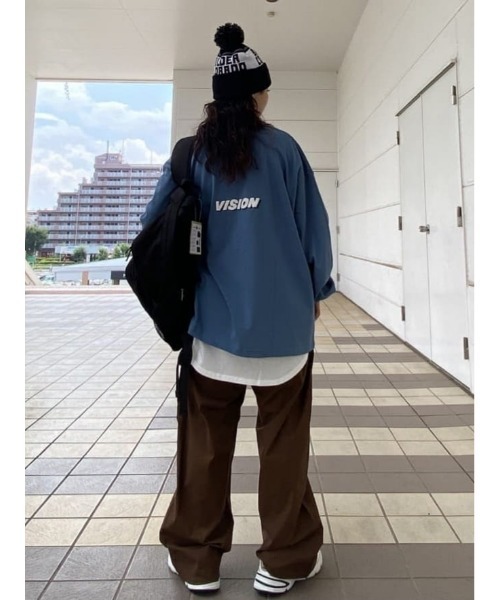 Right-on(ライトオン)の「【VISION STREET】別注グラフィックプリントロンT(Tシャツ/カットソー・メンズ・ブラック/ホワイト/ブルー・XL/L/M)」の21枚目の写真