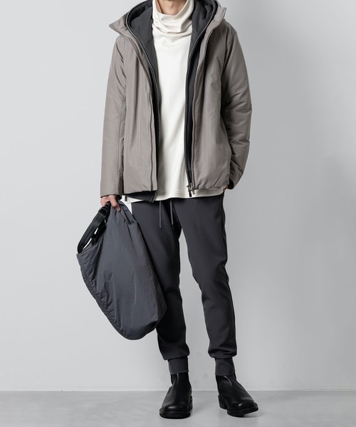 ATTACHMENT（アタッチメント）の「PE ハイカウントダブルクロス ジョガーパンツ / PE HIGH COUNT DOUBLE CLOTH JOGGER PANTS（その他パンツ・メンズ・グレー/ブラック・1/3/2/4）」の11枚目の写真