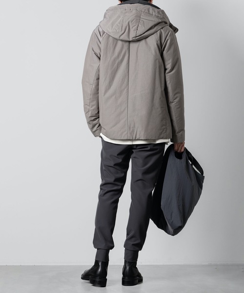 ATTACHMENT（アタッチメント）の「PE ハイカウントダブルクロス ジョガーパンツ / PE HIGH COUNT DOUBLE CLOTH JOGGER PANTS（その他パンツ・メンズ・グレー/ブラック・1/3/2/4）」の12枚目の写真