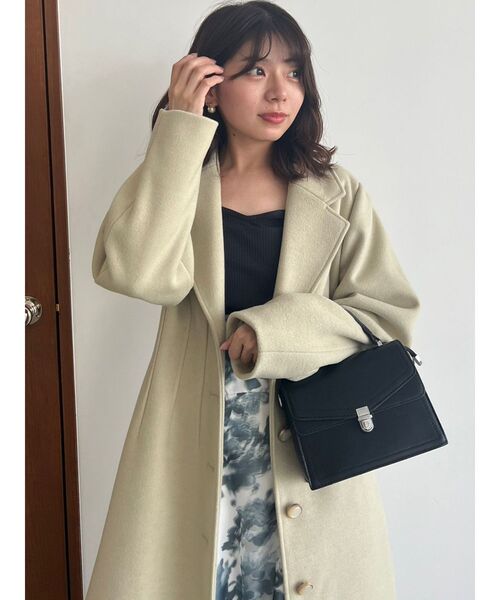 dazzlin(ダズリン)の「ウエストシェイプロングジャケットコート(その他アウター・レディース・ベージュ/アイボリー/グリーン・SMALL/MEDIUM)」の17枚目の写真