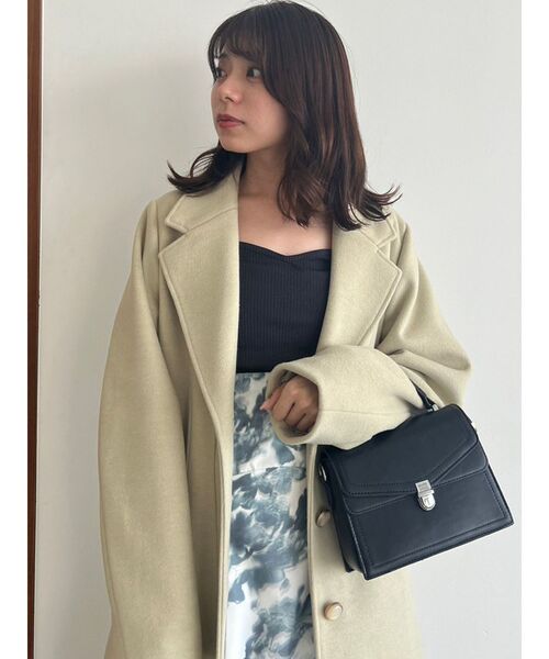 dazzlin(ダズリン)の「ウエストシェイプロングジャケットコート(その他アウター・レディース・ベージュ/アイボリー/グリーン・SMALL/MEDIUM)」の18枚目の写真
