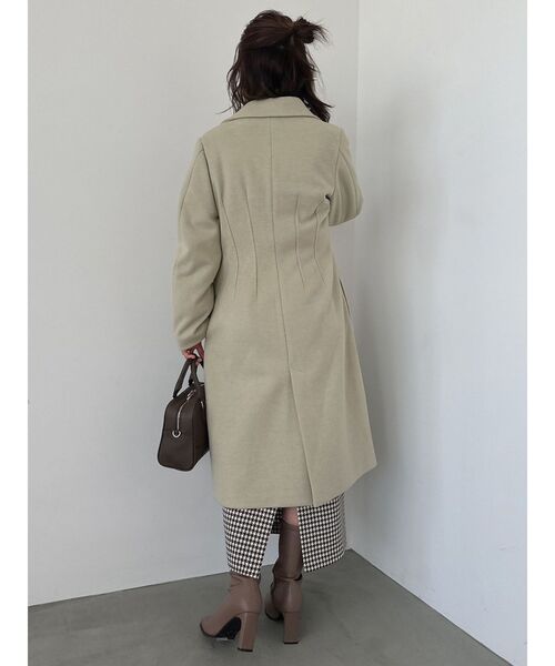 dazzlin（ダズリン）の「ウエストシェイプロングジャケットコート