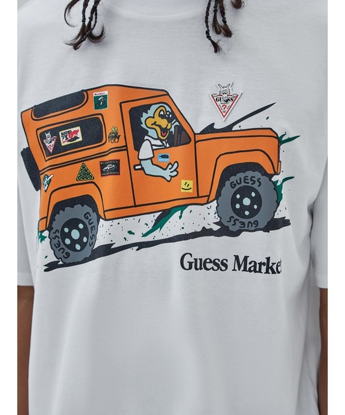 Guess（ゲス）の「GUESS Originals x MARKET Rover Tee（Tシャツ/カットソー・メンズ・ブラック/ホワイト・SMALL/MEDIUM/LARGE/X-LARGE）」の11枚目の写真