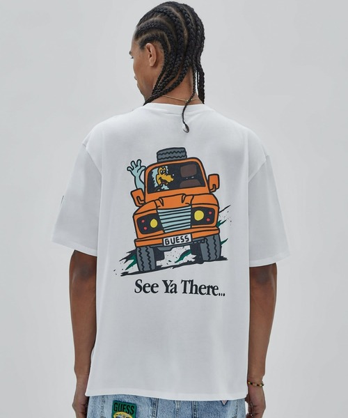 Guess（ゲス）の「GUESS Originals x MARKET Rover Tee（Tシャツ/カットソー・メンズ・ブラック/ホワイト・SMALL/MEDIUM/LARGE/X-LARGE）」の9枚目の写真