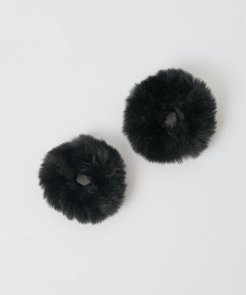 WEGO（ウィゴー）の「WEGO/【2点セット】ファーヘアゴム（ヘアゴム・レディース・ピンク/ブラック/ホワイト/グレー・FREE）」の6枚目の写真