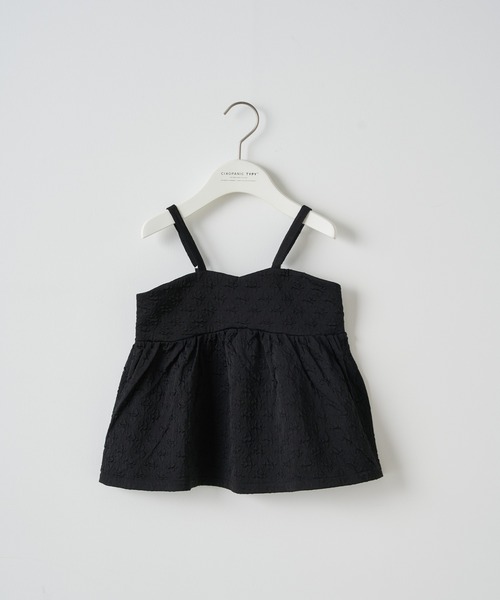 CIAOPANIC TYPY(チャオパニックティピー)の「【KIDS】ふくれジャガードキャミチュニック(キャミソール・キッズ・アイボリー/ブラック/ホワイト・MEDIUM/LARGE/X-LARGE/XX-LARGE/SMALL)」の19枚目の写真