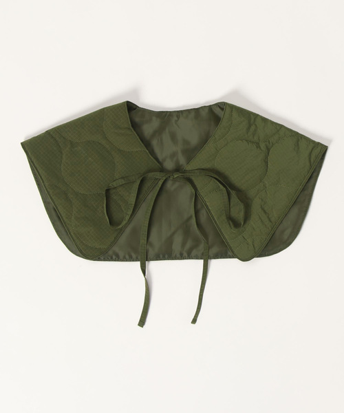 wee9s(ウィークス)の「quilting big collar / キルティングビッグカラー,付け襟(付け襟・レディース・ブラック/アイボリー/カーキ・FREE)」の18枚目の写真