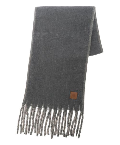 Samansa Mos2 blue（サマンサモスモスブルー）の「【Rina×blue】バイカラーストール（ストール/ショール・レディース・チャコールグレー/ブラウン/カーキ・F）」の18枚目の写真