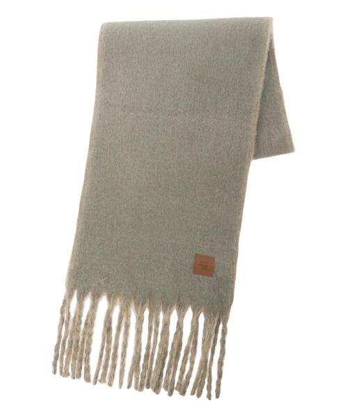 Samansa Mos2 blue（サマンサモスモスブルー）の「【Rina×blue】バイカラーストール（ストール/ショール・レディース・チャコールグレー/ブラウン/カーキ・F）」の20枚目の写真