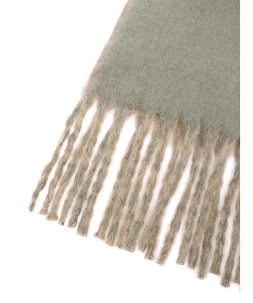 Samansa Mos2 blue（サマンサモスモスブルー）の「【Rina×blue】バイカラーストール（ストール/ショール・レディース・チャコールグレー/ブラウン/カーキ・F）」の21枚目の写真