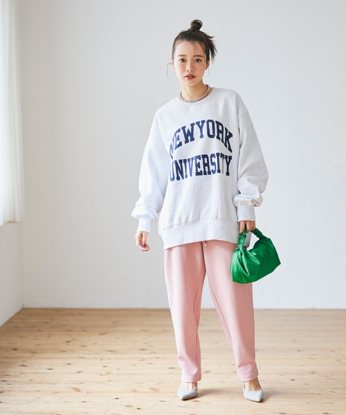 coca(coca)(コカ)の「裏起毛カットカルゼテーパードパンツ(その他パンツ・レディース・ブラック/ダークブラウン/ピンク/アイボリー・M/L)」の8枚目の写真