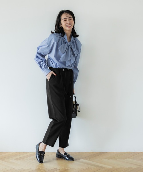 coca(coca)(コカ)の「裏起毛カットカルゼテーパードパンツ(その他パンツ・レディース・ブラック/ダークブラウン/ピンク/アイボリー・M/L)」の5枚目の写真