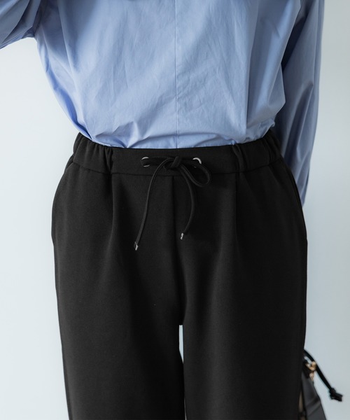 coca(coca)(コカ)の「裏起毛カットカルゼテーパードパンツ(その他パンツ・レディース・ブラック/ダークブラウン/ピンク/アイボリー・M/L)」の6枚目の写真